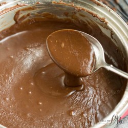 Chocolate Frosting with Cocoa Powder and Powdered Sugar