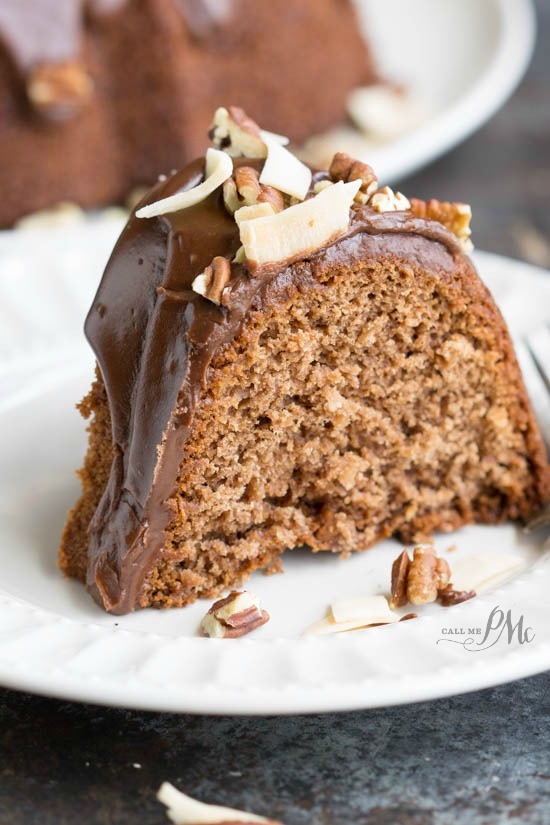 Chocolate Praline Bundt Cake 