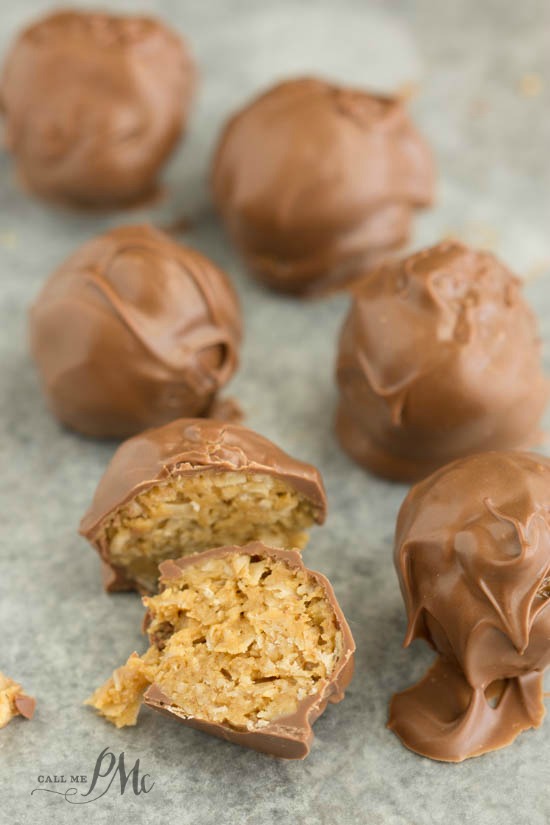 Oatmeal Peanut Butter Balls 2