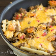 Sausage Crawfish Poutine Cheese Fries