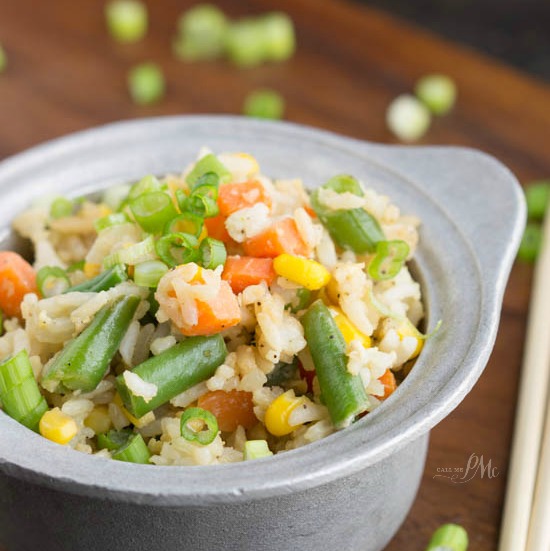 Shortcut Fried Rice recipe is full of color, nutrients, and flavor. 