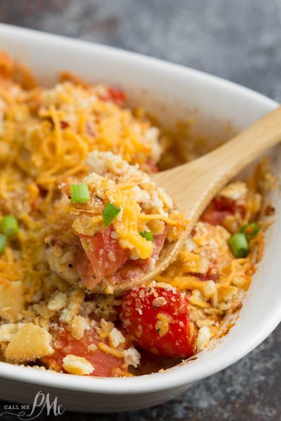 Cheesy Tomato Casserole  