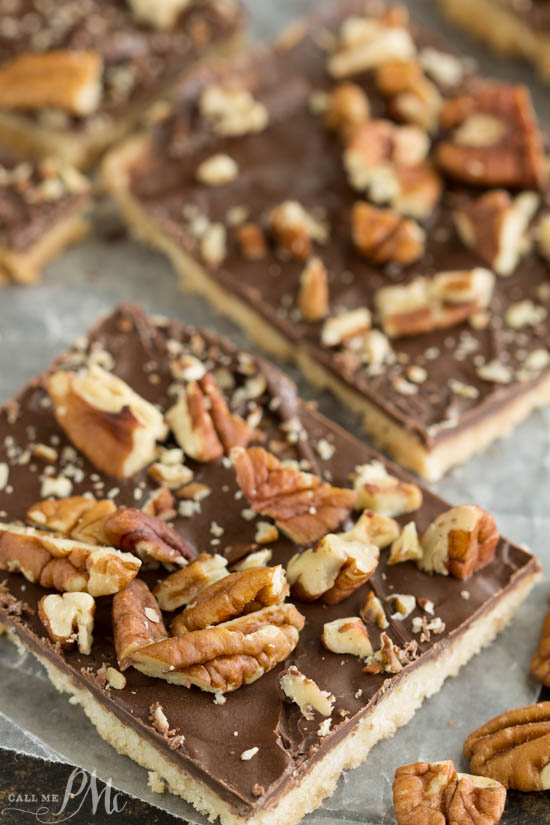 Chocolate Pecan Shortbread Bars recipe is the best shortbread bars recipe I've ever tried. Everyone loves the simplicity of these. 