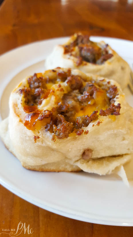 Dutch Oven Sausage Breakfast Pinwheels recipe