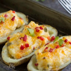 Twice Baked Pimento Cheese Potatoes