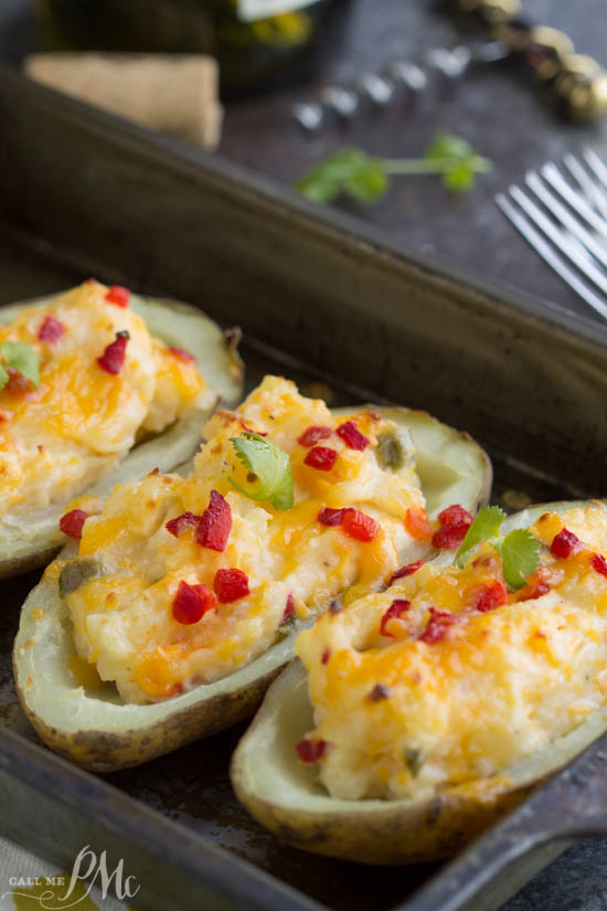 Twice Baked Pimento Cheese Potatoes recipe are perfectly portioned and jaw-droppingly good!