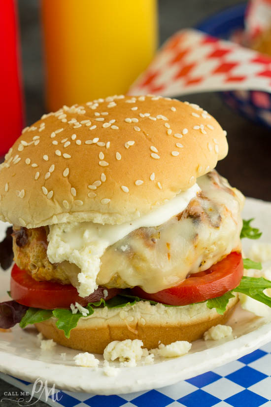 Buffalo Chicken Burgers