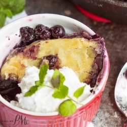 3 Ingredient Blueberry Puff Pastry Cobble