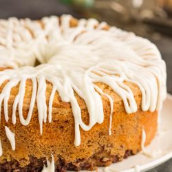 Homemade Sour Cream Cinnamon Roll Pound Cake