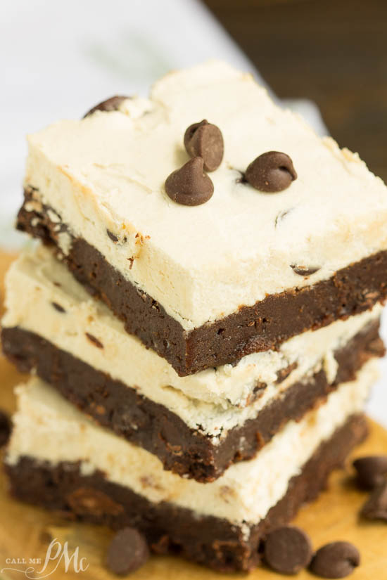 Cookie Dough Frosted Brownies