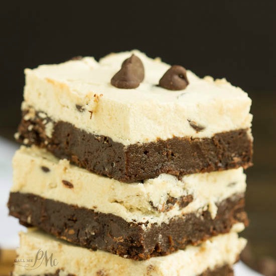 Cookie Dough Frosted Brownies