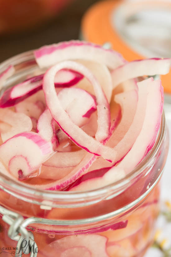 A delicious, no cook recipe that takes minutes to prepare, No Cook Pickled Red Onions are a versatile condiment that adds flavor to just about everything.