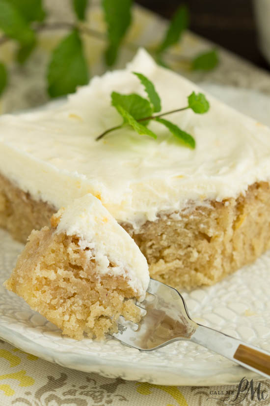 Ruby Red Grapefruit Sheet Cake with Grapefruit Cream Cheese Frosting is tender, moist, sweet, and tart. If you like citrus and grapefruit, this flavorful combination is sure to satisfy! Ruby Red Grapefruit Sheet Cake