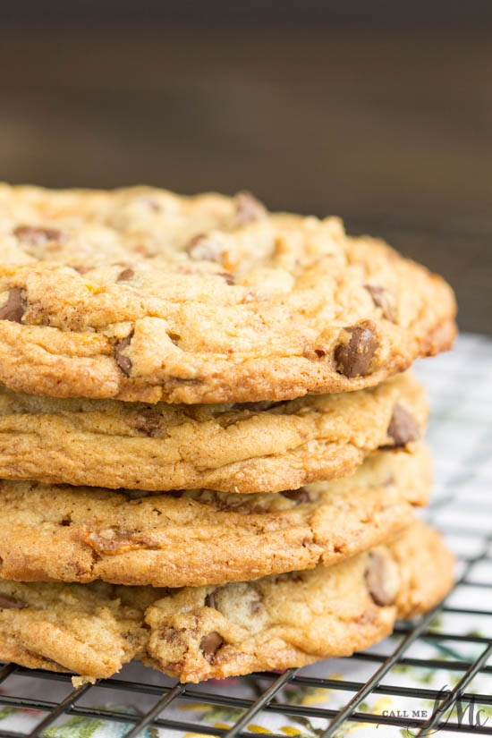 Loaded Butterfinger Chocolate Chip Toffee Cookies recipe 1
