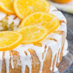 Moist and buttery, my Old Fashioned Buttermilk Orange Juice Pound Cake is bursting with orange flavor. The orange glaze adds a nice sweetness and the candied orange slices make a beautiful presentation.