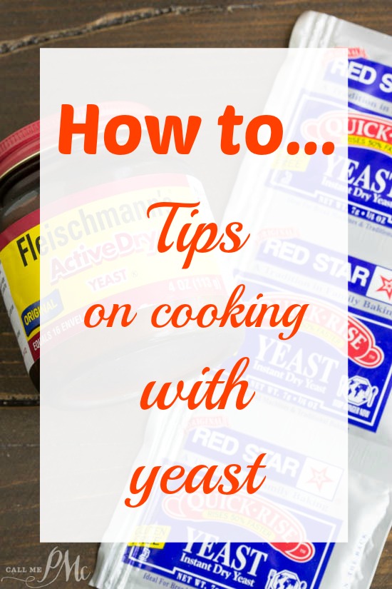 Fear not the yeast! I'm giving all the Tips for Baking with Yeast that you need to successful yeast bread! Don't let baking with yeast confuse or scare you, I've got simple guidelines to follow so you can enjoy homemade yeast bread and cinnamon rolls!