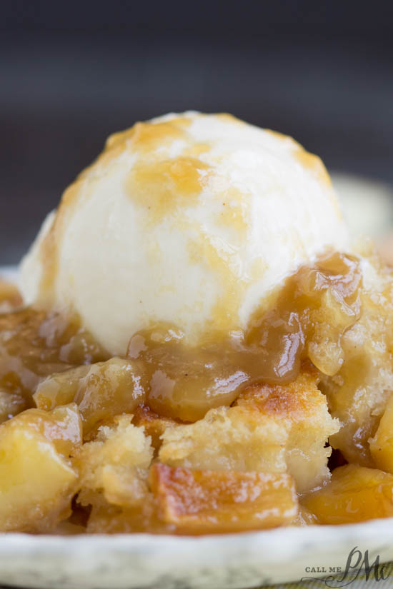 Best Caramel Apple Cobbler 