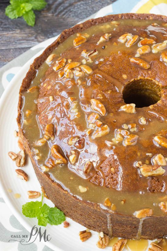 Praline Glazed Pumpkin Pound Cake 3w