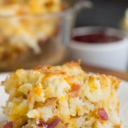 Bacon Cheese Butter Pan Biscuits