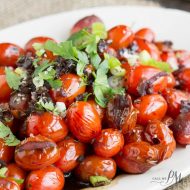 BLISTERED GRAPE TOMATOES