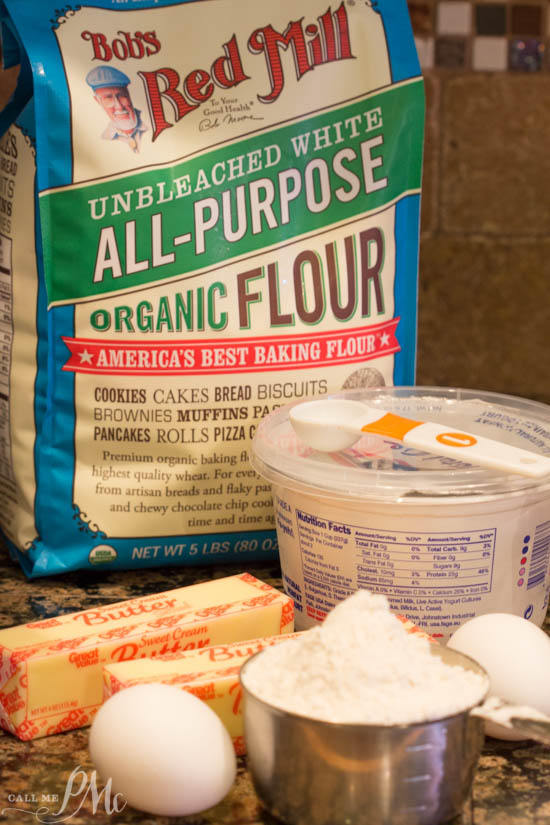 All Purpose flour and ingredients