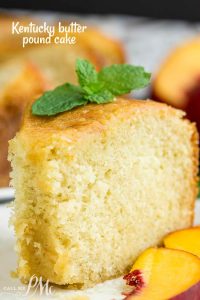 KENTUCKY BUTTER SAUCE POUND CAKE