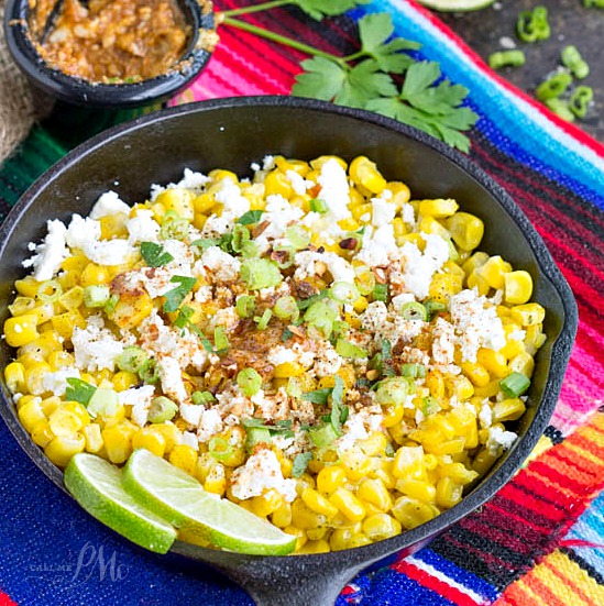 Skillet Mexican Street Corn  