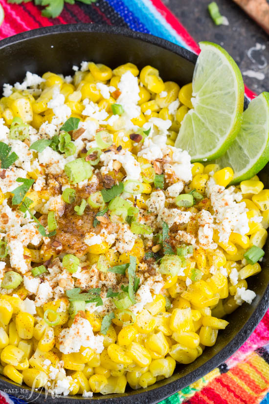 Skillet Mexican Street Corn 