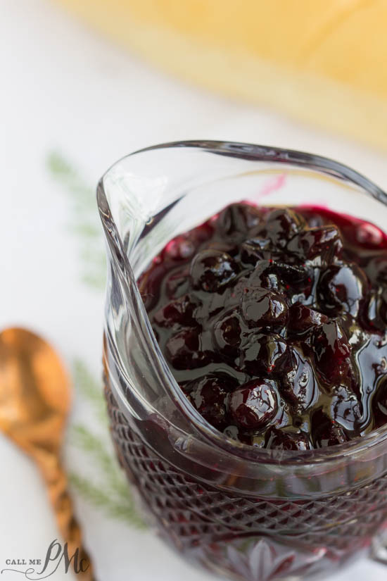 Blueberry Dessert Sauce is an easy homemade sauce that uses either fresh or frozen blueberries and comes together in 10 minutes.