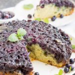 Homemade Blueberry Upside-down Cake