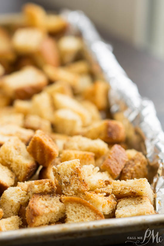 I'm going to show you How to Make Homemade Croutons! Homemade Croutons will take a salad from average to extraordinary!