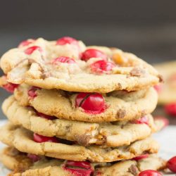 Peanut Butter M&M Snickers Cookies