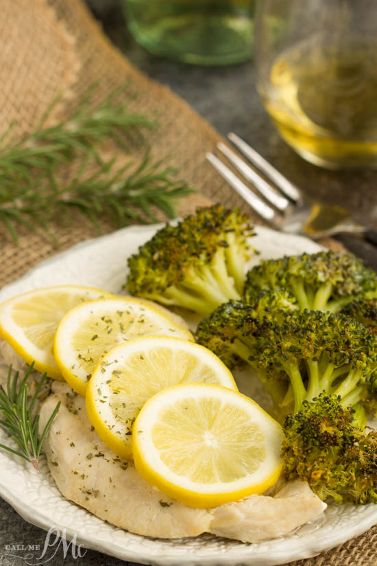 Baked Lemon Rosemary Chicken and Broccoli is a quick, healthy dinner recipe for busy weeknights. 