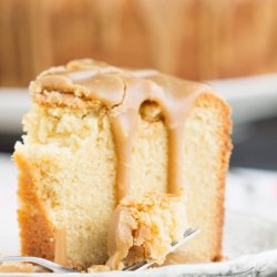 Cold Oven Brown Sugar Whipping Cream Pound Cake is perfectly moist and velvety on the inside with that crusty top that's loved so much.