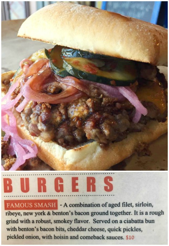 Neon Pig Tupelo smash burger - Local Eats | Where to Eat in Tupelo MS