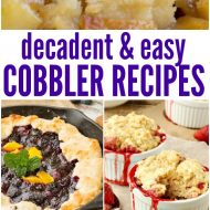 Cobblers are a Southern classic and one of my favorite desserts to make. They are decadent, delicious, and easy to make!
