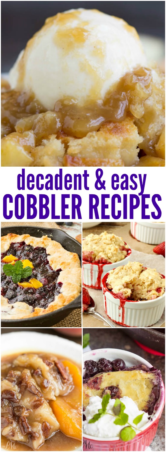 Cobblers are a Southern classic and one of my favorite desserts to make. They are decadent, delicious, and easy to make! 