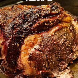 Medium Rare Oven Roasted Prime Rib