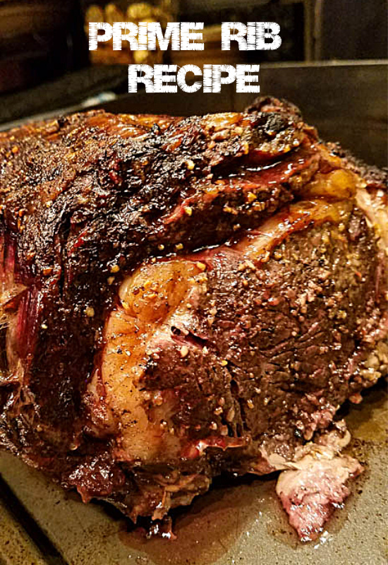 Ideal for entertaining and holidays, Perfect Medium Rare Oven Roasted Prime Rib makes an impressive and elegant main course recipe. #beef #primerib #ribeye #steak #mediumrare #howto #cook #roast #recipe