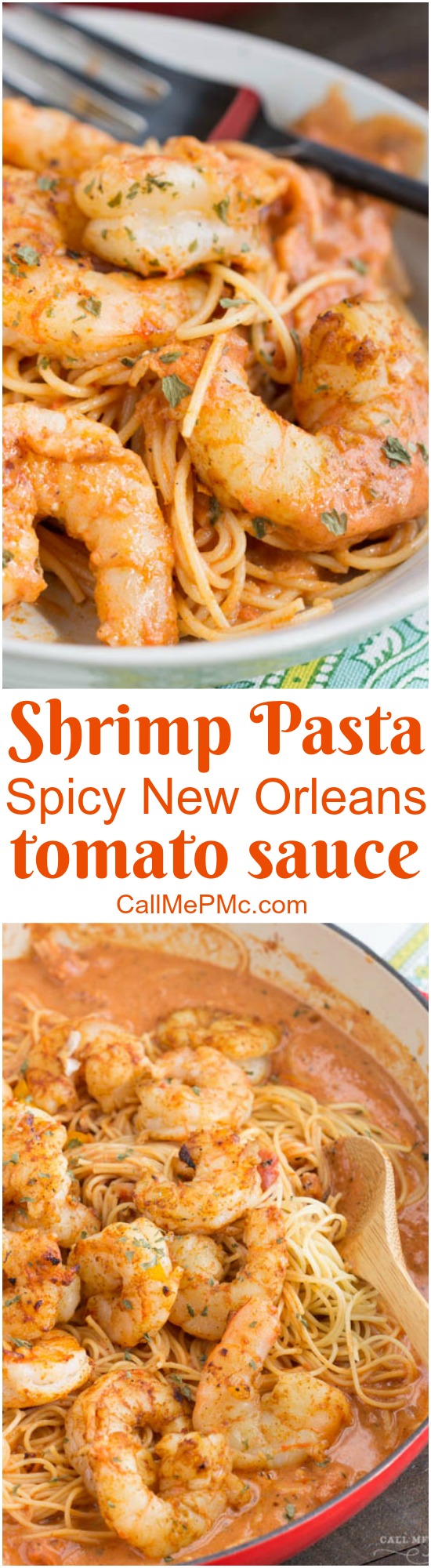 Shrimp Pasta In Spicy New Orleans Tomato Cream Sauce Call Me Pmc