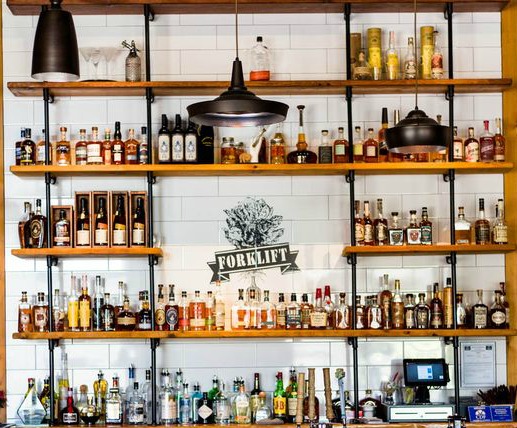 Liquor wall