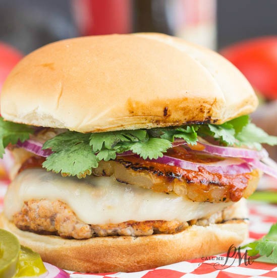 Tacos Pastor Pork Burger recipe