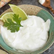 Lime Crema for Tacos