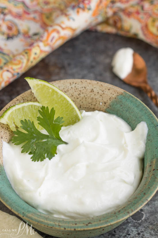 Lime Crema for Tacos is a versatile sauce for fish and shrimp tacos. Made with Greek yogurt my Lime Crema for Tacos is light and bright. Lime Crema for Tacos