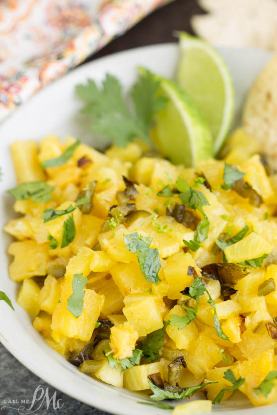 Sweet, and spicy, Roasted Pineapple Salsa Recipe, is an explosion of flavors that perks up any food. This salsa is vibrant, delicious, and hits all the flavor notes.