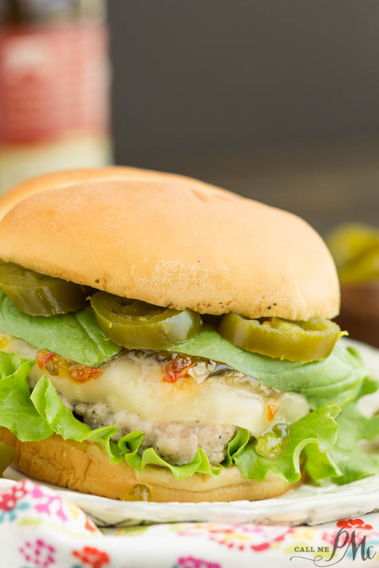 Grilled recipe. Pork. Spicy Jalapeno Pepper Jelly and Basil Sauce Pork Burgers is a fresh and delicious spin on a hamburger recipe. A peppery and spicy sauce beautifully flavors ground pork burgers. Spicy Jalapeno Pepper Jelly and Basil Sauce Pork Burgers