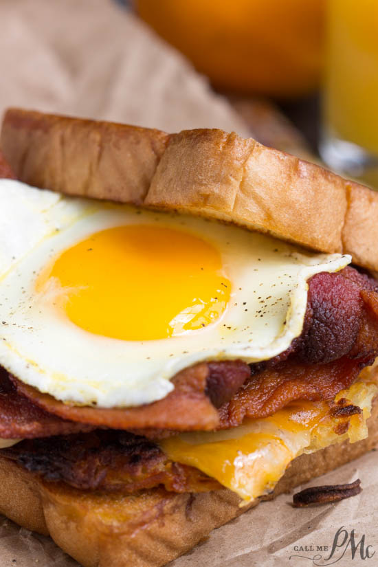 Boy Scout Bacon Hash Brown Breakfast Sandwich  