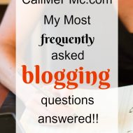 Call Me PMc frequently asked blog questions