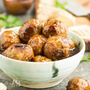 Mongolian Beef Meatballs