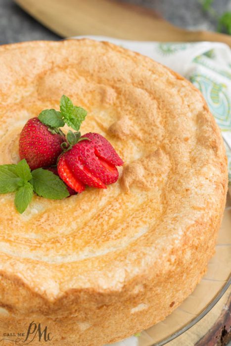 Traditional 12 Egg White Angel Food Cake 